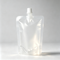 Pochettes souples personnalisées en aluminium pur avec bec verseur, sacs liquides haute barrière anti-fuite pour sauces, nutriments et produits liquides