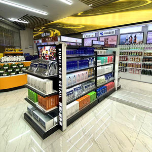 Estantería de supermercado de doble cara, góndola de exhibición, estantería de acero de alta resistencia para tiendas de conveniencia, sistema de estanterías de material metálico - Product Image 5