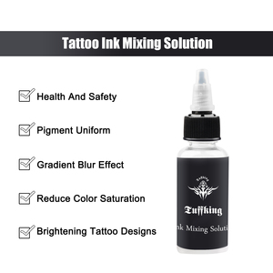 Tuffking-Solución de mezcla de <span class=keywords><strong>tinta</strong></span> de tatuaje, potenciador de tatuaje, uso <span class=keywords><strong>para</strong></span> mezclar y mejorar la <span class=keywords><strong>tinta</strong></span> de Color, <span class=keywords><strong>tinta</strong></span> dinámica, 30ml/ 1oz - Product Image 2