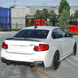 Aileron de coffre arrière en fibre de carbone style MP M4 PSM pour BMW Série 2 F22 F23 F87 2014-2021 Noir brillant - Product Image 4