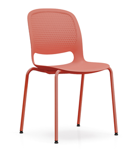 Restaurant <b>Dining</b> <b>Chairs</b>-<b>Stackable</b> Modern Design Plastic & Metal Construction | Home Furniture Ready to Ship - Product Image 1