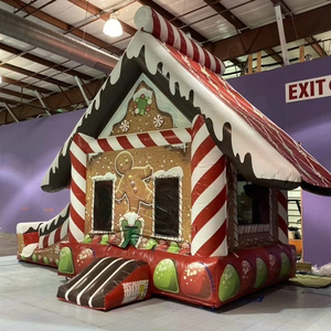 Bâche PVC géante pour enfants, château <span class=keywords><strong>gonflable</strong></span> commercial unisexe, <span class=keywords><strong>location</strong></span> de pain d'épice, <span class=keywords><strong>structure</strong></span> de jeu avec souffleur - Product Image 1