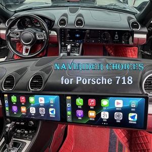 Radio para Auto con Pantalla Doble Android 14, CarPlay, Reproductor Multimedia Estéreo, GPS, Unidad Principal, para Porsche Boxster 718 2016-2023, Volante a la Derecha/Izquierda - Product Image 2