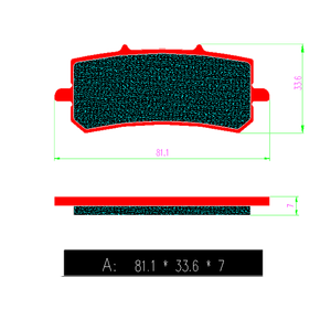 CVO système de freinage de moto de haute qualité plaquettes de frein à disque avant et arrière pour CFMOTO 250NK étriers <span class=keywords><strong>Saito</strong></span> plaquettes de friction de moto - Product Image 2
