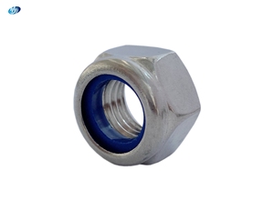 สแตนเลส <span class=keywords><strong>DIN</strong></span> 985 <span class=keywords><strong>DIN</strong></span> 982ไนลอนล็อคอ่อนนุช M4ล็อคถั่วที่มีอโลหะแทรก