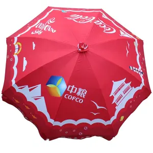 50 pulgadas a prueba de viento fuerte borlas plata abrigo cubierta paraguas de playa Taiwán moderno paraguas de sol