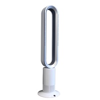 CGA Smart Home TP12 Ventilateur Tour Électrique en Plastique Numérique Ions Négatifs Refroidissement par le Vent Naturel Minuterie Sans Lame Ménage RV Table
