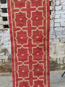 Geometric Kilim Handwoven Wool Jute Southwestern Tribal <b>Runner</b> <b>Rug</b> Boho Farmhouse Carpet Rustic <b>Hallway</b> Floor Decor for Home - Product Image 6