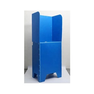 Station de vote portable et pliable en PP avec service de découpe, taille et épaisseur personnalisables - Product Image 2