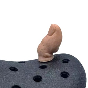 En gros, breloques amusantes pour sandales à trou pour le gros orteil, pour enfants et adultes, en matériau TRE, style européen - Product Image 3