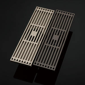 Desagüe de Piso Rectangular para Baño, de Acero Inoxidable 304, de 24 Pulgadas, Moderno, Negro Mate, <span class=keywords><strong>Lineal</strong></span>, de Alta Calidad - Product Image 3