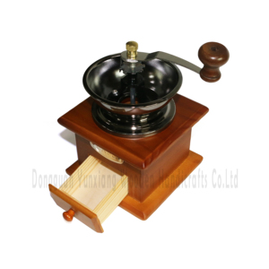 ขวดเครื่องบดกาแฟแบบมือหมุนปรับได้สไตล์วินเทจเครื่องใช้ในครัวทำจากไม้ - Product Image 2