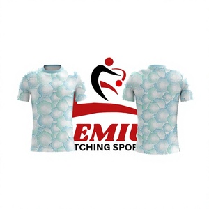 เสื้อฟุตบอลสโมสร แขนสั้น พิมพ์ลาย โพลีเอสเตอร์ 100% น้ำหนักเบา แห้งเร็ว ระบายอากาศได้ดี - Product Image 1