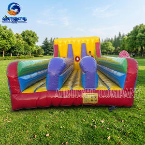Bungee eseguire gonfiabili gara colorato, gonfiabile sport giochi interattivi - Product Image 1