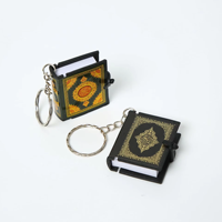 Llavero con Mini Corán Musulmán Vintage, Adorno Colgante de Papel, Regalo Islámico Personalizado para Hombres y Mujeres Musulmanes