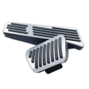 BMW 1 2 3 5 Series Pédale de frein d'accélérateur Pédale en métal antidérapante non perforée pour véhicules X3 X5 X6 - Product Image 5