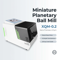 Moulin à billes planétaire miniature TENCAN XQM-0.2 avec moteur, engrenage, pot sous vide, broyage nano, préparation d'échantillons de laboratoire, R&D de nouveaux matériaux, sortie 0,1m