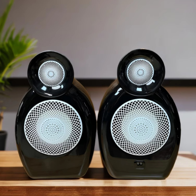 Hearing No.2 Floor Speaker Bookshelf Speaker Wooden Case Active / Passive Battery Lossless