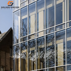 GS Modern Aluminum Glass Window <b>Curtain</b> Wall System for High-rise Building - Product Image 4