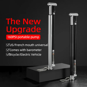 Mini <span class=keywords><strong>pompe</strong></span> à vélo en alliage d'aluminium Gonfleur de vélo de route MTB avec <span class=keywords><strong>pompe</strong></span> à pneu au sol <span class=keywords><strong>pour</strong></span> gonfler les pneus de mini vélo - Product Image 5