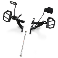 Commande Avancée Standard Étendue avec Repose-Pieds Mini Rider MX pour Harley Softail Street Bob Fxbb 114 Fxbbs 117 2018-2024
