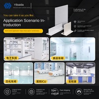Panneaux de plafond en alliage d'aluminium pour salle blanche, profilés en T avec surface anodisée pour usage industriel, Foshan