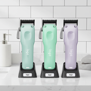 Tondeuse à cheveux professionnelle sans fil avec moteur brushless de haute qualité et base, personnalisable avec votre logo - Product Image 6
