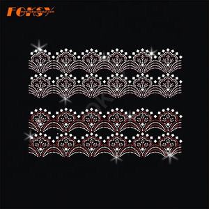 Sciarpa Hijab Personalizzata con <span class=keywords><strong>Motivi</strong></span> Musulmani e Strass in Vetro Sciolti, Applicazioni Termoadesive di Strass - Product Image 1