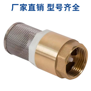 Vanne de retenue Yuhuan 1 pouce en alliage de cuivre avec filtre pour pompe à eau, utilisation à basse température - Product Image 4