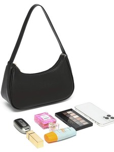 Borsa Mini pochette in pelle sintetica con chiusura a cerniera graziose borse a tracolla impermeabili da donna - Product Image 2