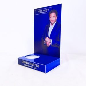 Acrylic LED Bottle Glorifier <b>Stand</b> & Perspex Wine Display Shelf-Advertising Use for & Eco-friendly Custom Logo - Product Image 1