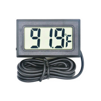 Mini Elektronisches Digitalthermometer mit LCD-Anzeige und Sondenkabel für Thermostat, Ofen, Gefrierschrank, Aquarium, Haustier-Inkubatoren