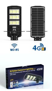 Nhà Máy 2 Trong 1 Năng Lượng Mặt Trời Ánh Sáng Đường Phố Châu Á 4G Máy Ảnh Ngoài Trời Tiết Kiệm Năng Lượng IP65 Không Thấm Nước Năng Lượng Mặt Trời Ánh Sáng Đường Phố LED - Product Image 4