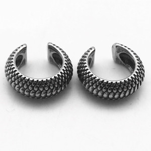 yunnique Retro Dragon Pattern Titanium Steel <b>Cuff</b> <b>Earrings</b> For Men And Women Gift Jewelry - Product Image 1