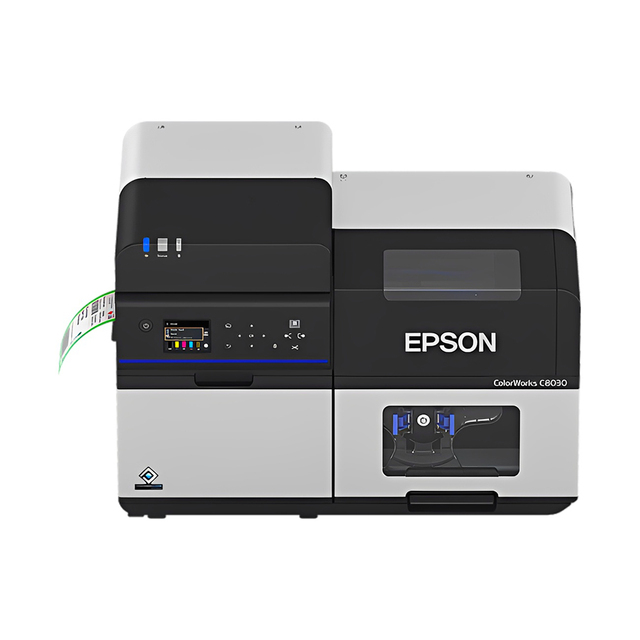 E-pson CW-C8030 ColorWorks Industrial High-Speed 4inch Color Inkjet Label Printer Matrix Tag Printer Inkjet Tag Printer