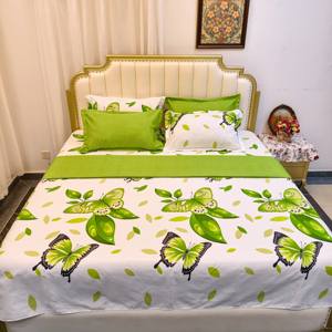 Set <span class=keywords><strong>di</strong></span> Biancheria da Letto <span class=keywords><strong>di</strong></span> Lusso 6 Pezzi 2 <span class=keywords><strong>Lenzuola</strong></span> 4 Federe Colore Vibrante e Resistente allo Sbiadimento - Product Image 6