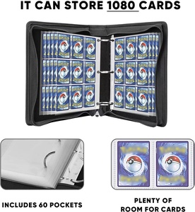 Poke Mon Bản Đồ Bộ Sưu Tập 4 9 12 Túi Chủ Danh Mục Đầu Tư Chất Kết Dính Kinh Doanh Thẻ Thư Mục Album - Product Image 5