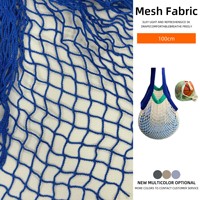 Tissu en maille hexagonale respirant et léger pour sacs filets et trousses de toilette, 100 % polyester