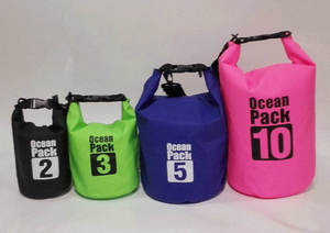 Bolsa Impermeable de PVC para Exteriores, Tipo Ocean Pack, de 5L, 10L y 20L, con Correas para Hombro - Product Image 3
