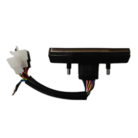 Penjualan Langsung Pabrik WYAHYA Speedometer Digital Motor Off-road 12V 0-140km/jam Perakitan Pengukur Universal Voltmeter LED Hitam