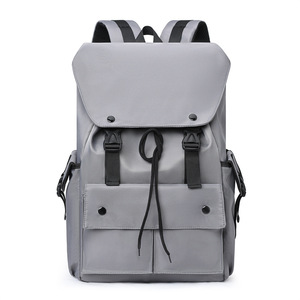 Cross-border street-style flap-top <b>mens</b> <b>backpack</b>, outdoor casual large-capacity laptop travel bag, college students flap-top - Product Image 6