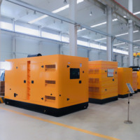 Générateur diesel silencieux Aoda sans balais à refroidissement par eau 200 kW ATS AVR électrique 250 kVA 200 kW