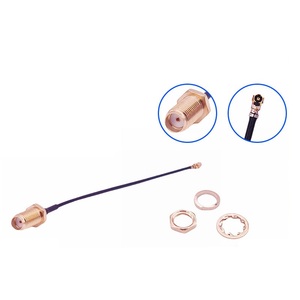 สายเคเบิล <span class=keywords><strong>U</strong></span>.FL ต่อ SMA ตัวเมียแบบ Bulkhead Pigtail ขนาด 1.37 มม. โคแอกเชียล 50 โอห์ม ชุบทอง สำหรับสายอากาศ Wi-Fi LTE GPS - Product Image 5