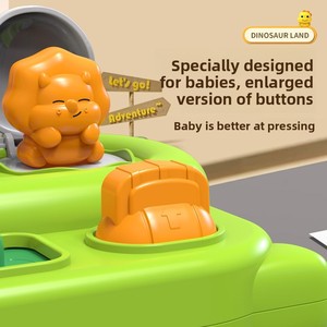 Boîte de jeu interactive <span class=keywords><strong>dinosaure</strong></span> pour enfants, en plastique, pour l'éveil et l'éducation précoce, jouet pop-up, boîte de jeu à interrupteurs <span class=keywords><strong>dinosaure</strong></span> - Product Image 5