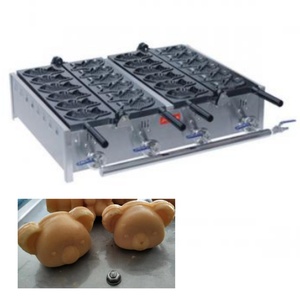เครื่องทำวาฟเฟิลรูปปลาอัตโนมัติ 220V สภาพใหม่ เครื่องทำขนมและของว่าง เครื่องทำวาฟเฟิลรูปปลา - Product Image 1