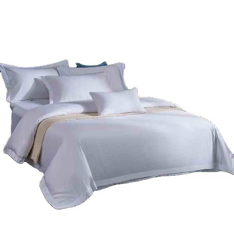 Hotel Hospital funda nórdica para todas las estaciones sábanas de hotel personalizadas ropa de cama de calidad lujo 100% juegos de cama de algodón