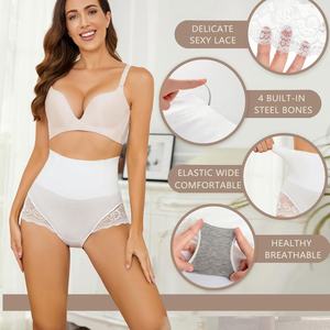 <span class=keywords><strong>Intimo</strong></span> Modellante con Controllo Pancia per Donne, Biancheria Intima Modellante con <span class=keywords><strong>Pizzo</strong></span>, Slip Snellenti Senza Cuciture - Product Image 6