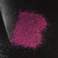 Paillettes holographiques de qualité supérieure, non toxiques, 0,4 mm, poussière, 270C, résistantes à la chaleur, pour les fleurs artificielles et l'industrie de la décoration de mariage