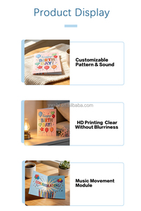 Tarjeta de Felicitación Musical Personalizada, Tarjeta de Felicitación con Audio y Canto para <span class=keywords><strong>Cumpleaños</strong></span>, San Valentín, Navidad, Día de la Madre, Día del <span class=keywords><strong>Padre</strong></span> - Product Image 4