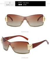 DUBERY GCOTX Lunettes de soleil carrées unisexe haute couture de qualité supérieure noires polarisées UV400 sans monture pour le sport 2026